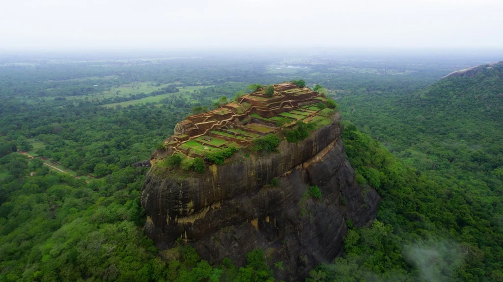 The Eighth Wonder of the World Rising from Sigiriya Sri Lank